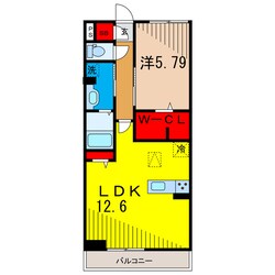 サニーハイツの物件間取画像